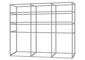拼接單元電視墻 鋁型材支架