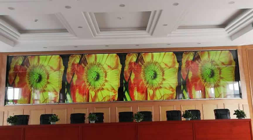 廣州某部隊光學(xué)無縫拼接屏