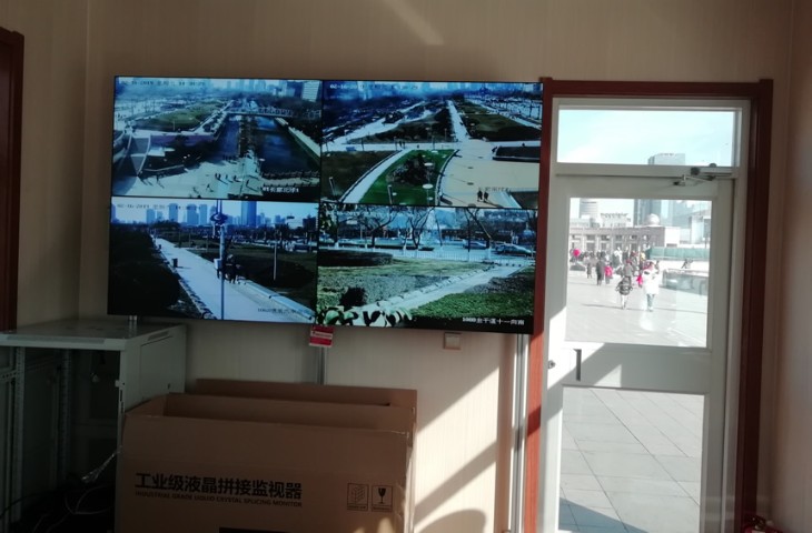 泉州廣場安防監(jiān)控液晶拼接屏解決方案