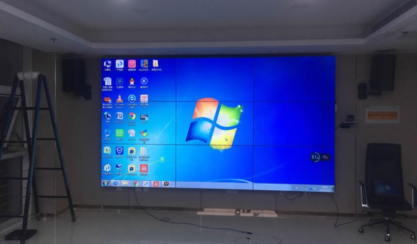 愛普樂液晶拼接屏進(jìn)駐臨清農(nóng)商銀行