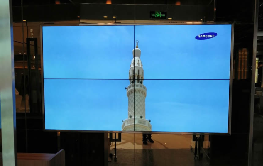 液晶拼接大屏在商顯領域的應用