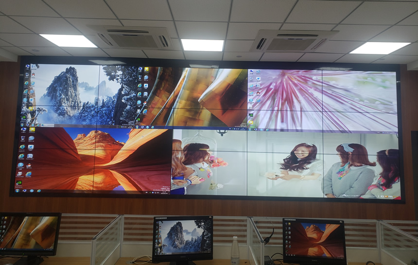 愛普樂液晶拼接屏進駐鹽城康年頤養(yǎng)院