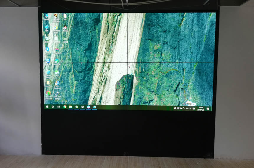 愛普樂65寸液晶拼接屏進駐安平縣水務局