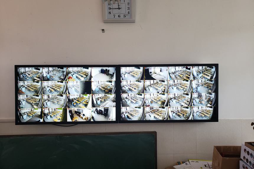 濟南育秀中學(xué)液晶監(jiān)視器案例
