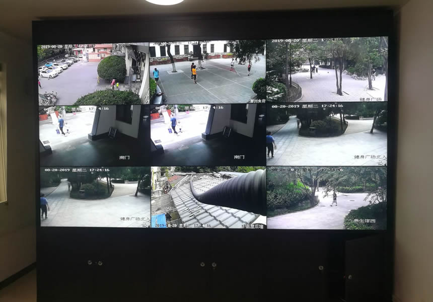 液晶拼接屏助力中山公園安防建設(shè)