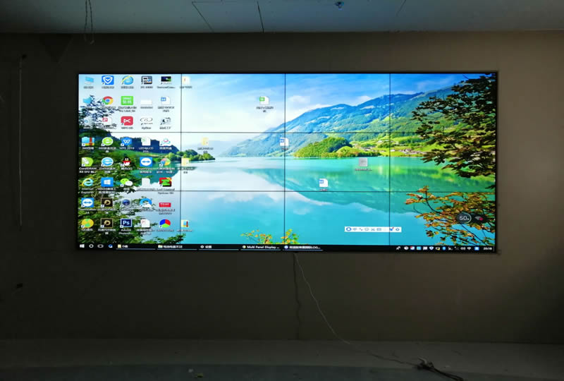 新疆庫(kù)爾勒國(guó)家電網(wǎng)液晶拼接屏案例