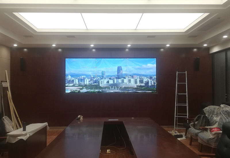 愛普樂55寸液晶拼接屏進駐天津某糧油儲運公司